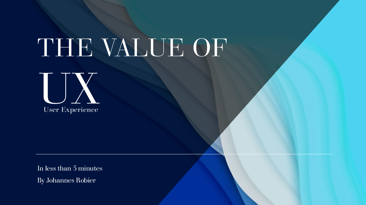 The Value of UX in less than 5 minutes - a Summary - World Usability ...